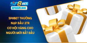 SP8BET Thưởng Nạp Đầu 2tr Cơ Hội Vàng Cho Người Mới